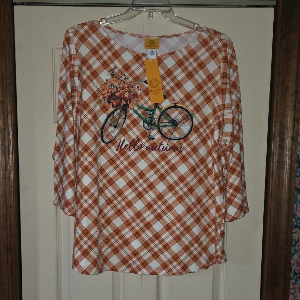 NWT Ruby Rd. Autumn Top